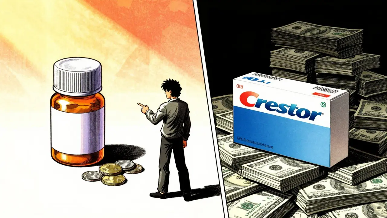 Comparison of cheap generic pills vs expensive brand name